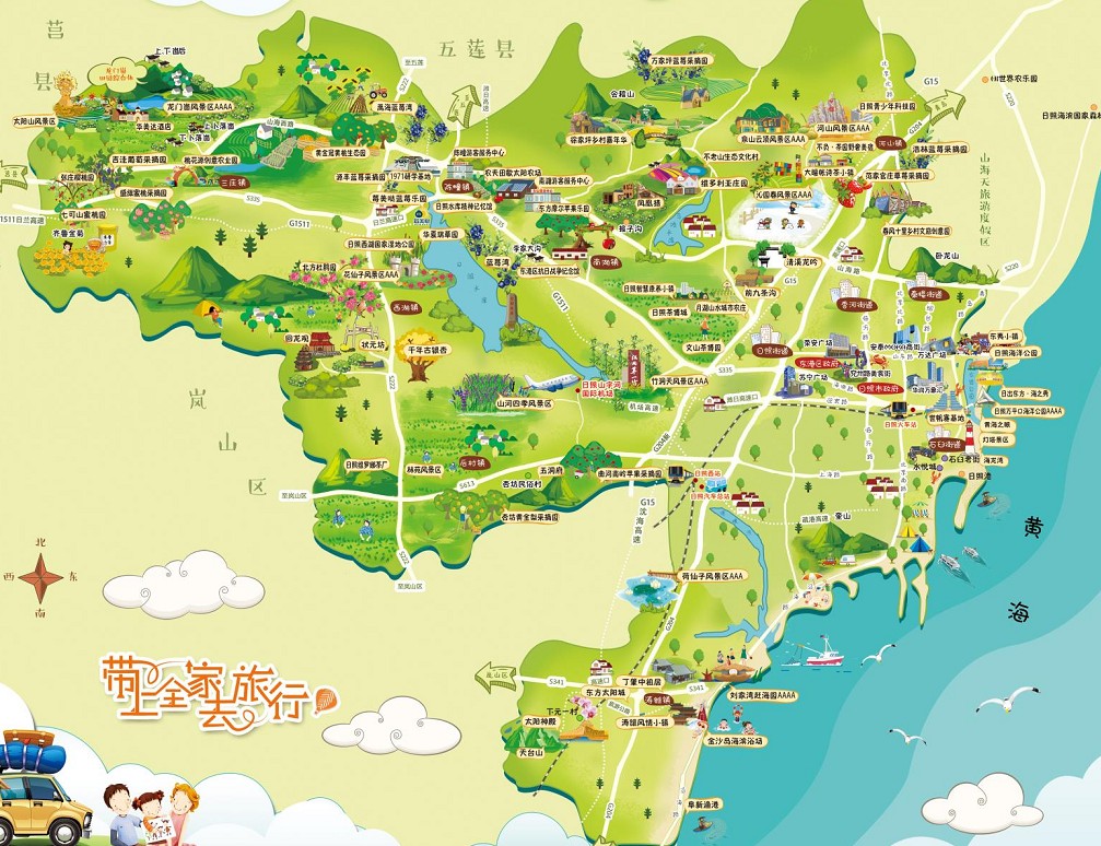湾岭镇景区使用手绘地图给景区能带来什么好处？
